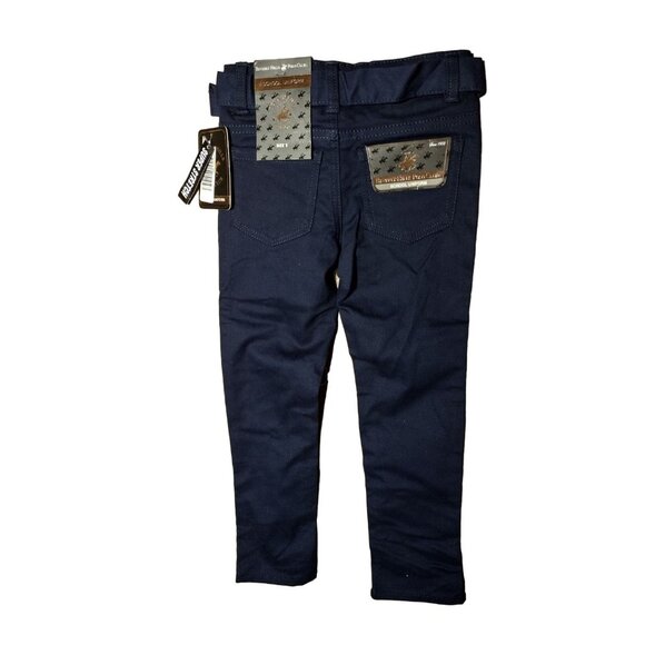 Beverly Hills Polo‎ Club Girls' School Uniform Pants - Super Stretch Size 5 Navy - Picture 6 of 6